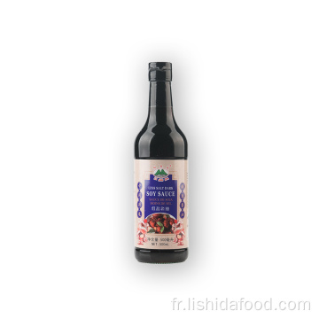 500 ml de sauce de soja noire sans sel